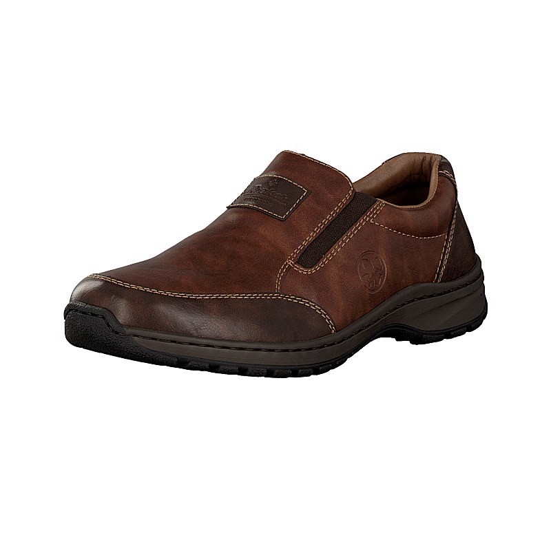 Panske Slip On Rieker 03354-26, Hnede